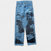 CALÇA JEANS DESENHO A MÃO DUPLA INSANA JUJUTSU KAISEN