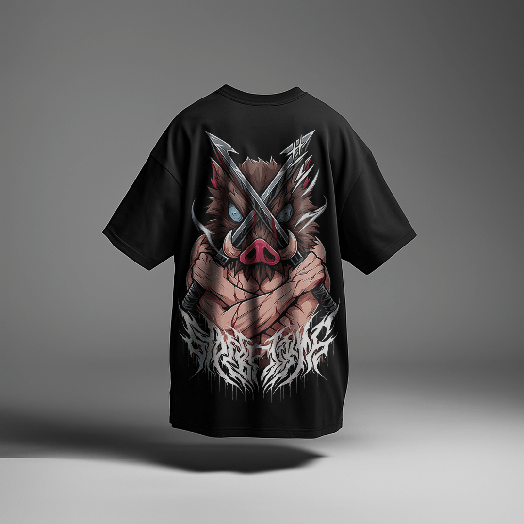 CAMISETA OVERSIZED PREMIUM INOSUKE DEMON SLAYER