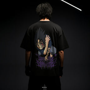 CAMISETA OVERSIZED PREMIUM NARUTO SASUKE