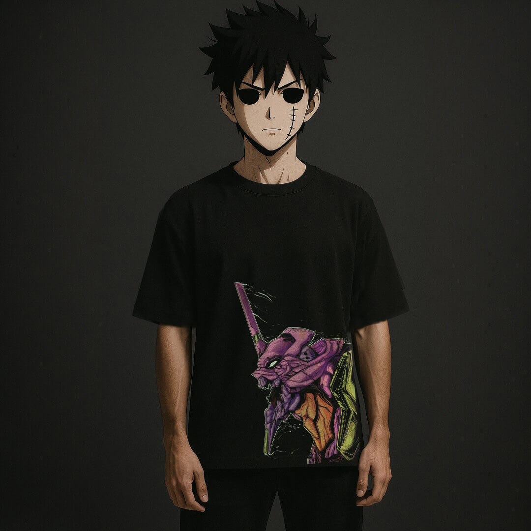 CAMISETA OVERSIZED PREMIUM EVANGELION EVA 01