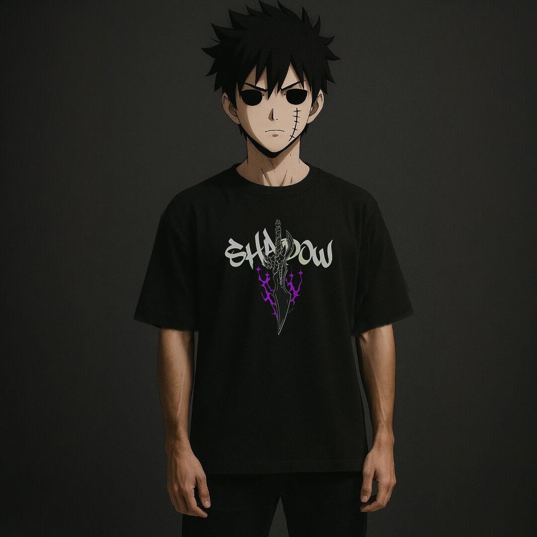 CAMISETA OVERSIZED PREMIUM SOLO LEVELING SUNG JIN-WOO