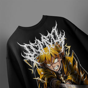 CAMISETA OVERSIZED PREMIUM DEMON SLAYER ZENITSU