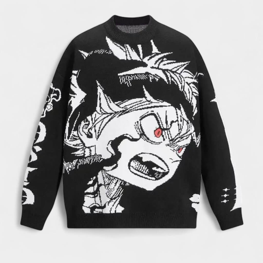 SUÉTER EXCLUSIVO DO ASTA BLACK CLOVER